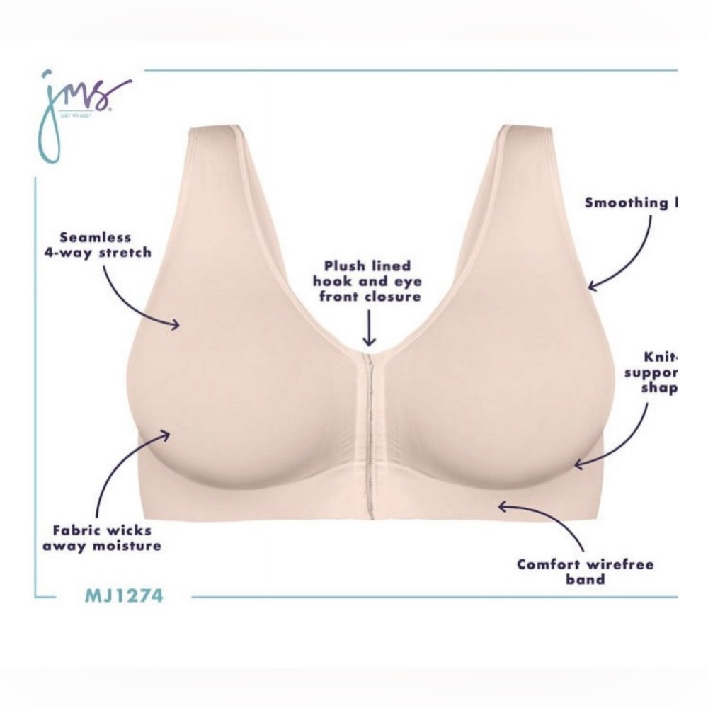 Just My Size Pure Comfort Bra